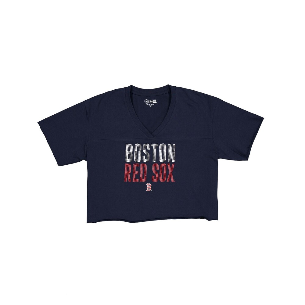 New Era Boston Red Sox Active Women's V-Neck T-Shirt - Size XS